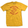 Old School '80s Gunny Highway Tee-Gold - Gold