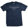 The Pen Is Mightier Than The Sword MacArthur Quote T-Shirt - NAVY