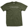If Everyone is Thinking Alike Patton Quote T-Shirt - OD GREEN
