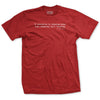 If Everyone is Thinking Alike Patton Quote T-Shirt - RED