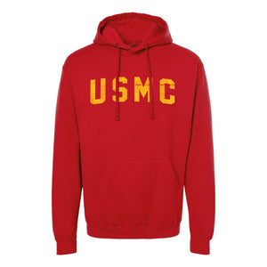USMC Arch Hoodie - Red