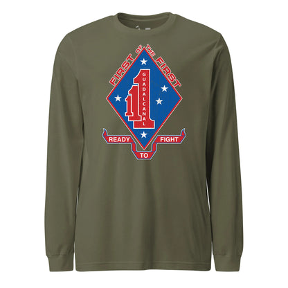 1st Battalion 1st Marines Long Sleeve T-Shirt