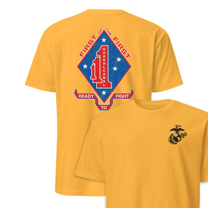 1st Battalion 1st Marines Back Print T-Shirt