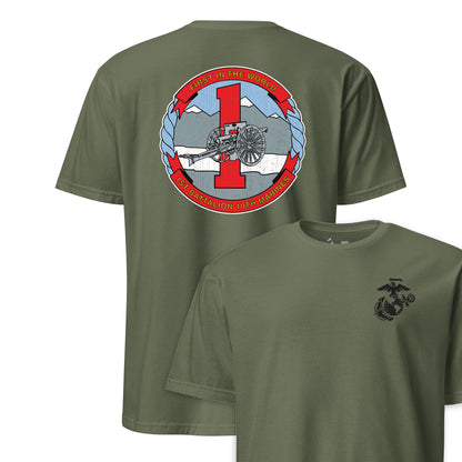 1st Battalion 10th Marines Back Print T-Shirt