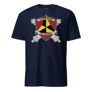 1st Battalion 12th Marines T-Shirt in navy - USMC unit tee