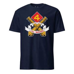 1st Battalion 14th Marines T-Shirt in navy - USMC unit tee