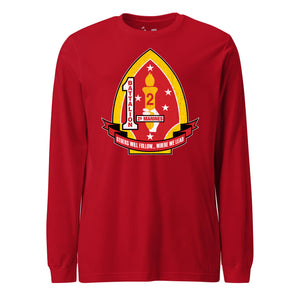 1st Battalion 2nd Marines Long Sleeve T-Shirt