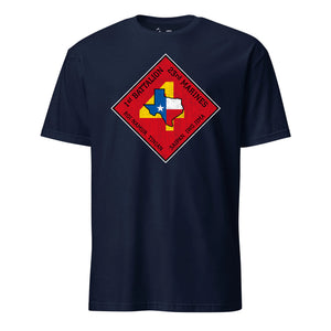 1st Battalion 23rd Marines T-Shirt in Navy - USMC unit tee
