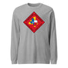 1st Battalion 23rd Marines Long Sleeve T-Shirt - HEATHER GREY