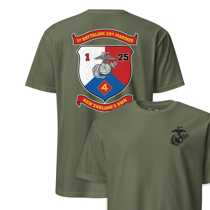 1st Battalion 25th Marines Back Print T-Shirt
