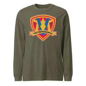 1st Battalion 26th Marines Long Sleeve T-Shirt in OD Green - USMC unit tee
