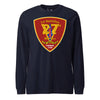 1st Battalion 27th Marines Long Sleeve T-Shirt - NAVY