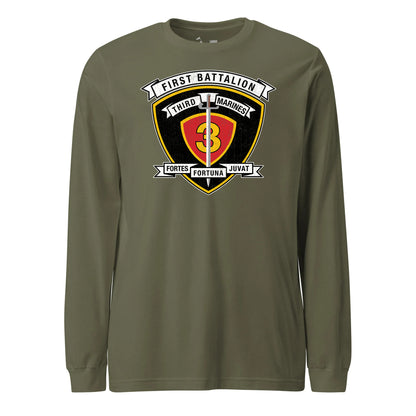 1st Battalion 3rd Marines Long Sleeve T-Shirt