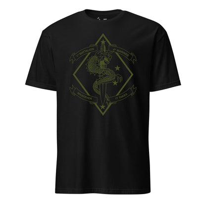 1st Battalion 4th Marines Subdued T-Shirt