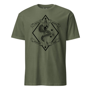 1st Battalion 4th Marines Subdued T-Shirt