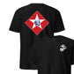 1st Battalion 6th Marines Back Print T-Shirt