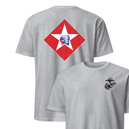 1st Battalion 6th Marines Back Print T-Shirt