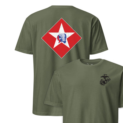 1st Battalion 6th Marines Back Print T-Shirt