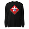 1st Battalion 6th Marines Long Sleeve T-Shirt - BLACK