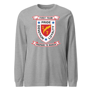 1st Battalion 7th Marines Long Sleeve T-Shirt