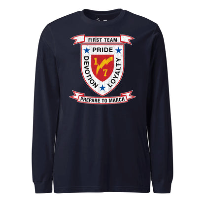 1st Battalion 7th Marines Long Sleeve T-Shirt