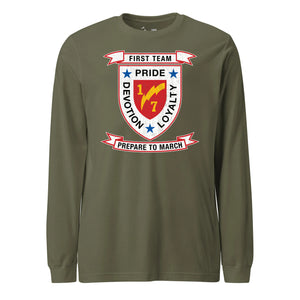 1st Battalion 7th Marines Long Sleeve T-Shirt