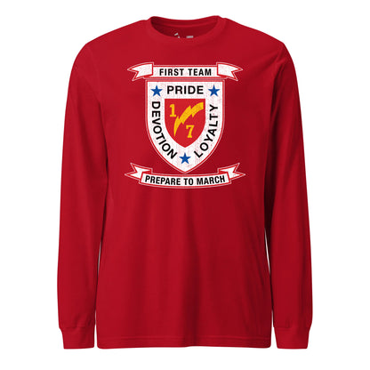 1st Battalion 7th Marines Long Sleeve T-Shirt