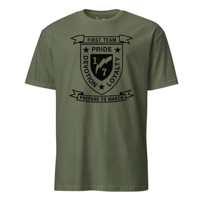 1st Battalion 7th Marines Subdued T-Shirt