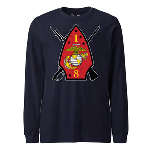 1st Battalion 8th Marines Long Sleeve T-Shirt