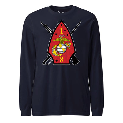 1st Battalion 8th Marines Long Sleeve T-Shirt