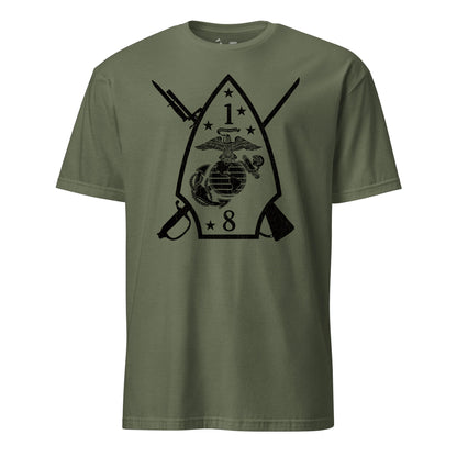 1st Battalion 8th Marines Subdued T-Shirt