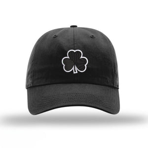 Black out Shamrock Unstructured Hat