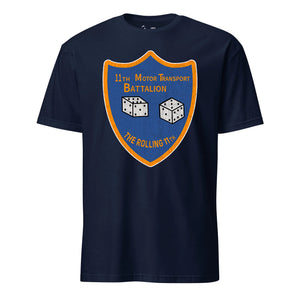 11th Motor Transport Battalion T-Shirt in navy - USMC unit tee