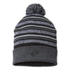 Pom Eagle Globe & Anchor Cuffed Beanie - BLACK