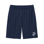 Eagle Globe & Anchor- Silver Logo Pocket Shorts