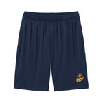 Eagle Globe & Anchor- Gold Logo Pocket Shorts