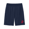 Eagle Globe & Anchor- Red Logo Pocket Shorts - NAVY