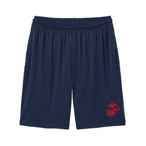 Eagle Globe & Anchor- Red Logo Pocket Shorts