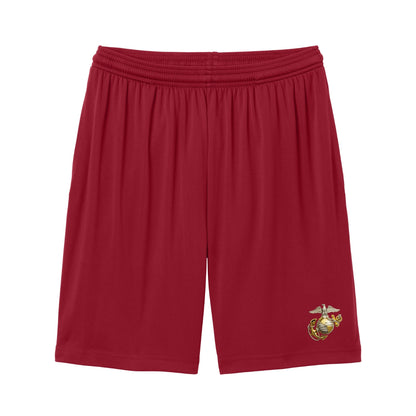 Eagle Globe & Anchor- Gold and Silver Logo Pocket Shorts