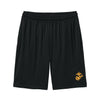 Eagle Globe & Anchor- Gold Logo Pocket Shorts - BLACK