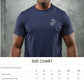 Coyote Brown Left Chest Eagle, Globe, and Anchor Established Performance T-Shirt- Black Logo
