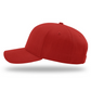 Eagle Globe & Anchor Structured USMC Hat - Red Hat w/ Black