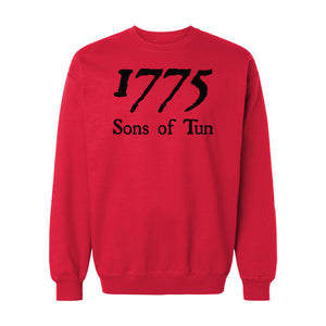 1775 Sons of Tun Crewneck Sweatshirt in red - USA made Marine Corps sweatshirt