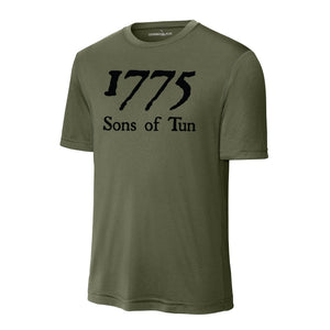 1775 Sons of Tun Performance T-Shirt in OD Green - USMC moisture-wicking athletic tee