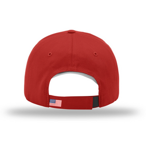 3D Eagle Globe & Anchor Tonal Structured USMC Hat - RED Logo
