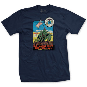 1950's Era IWO JIMA Poster T-Shirt