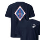 1st Combat Engineer Battalion Back Print T-Shirt