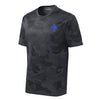 Camohex 1st Division Left Chest Performance T-Shirt - CAMOHEX IRON GREY