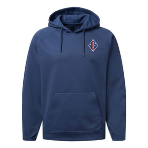 1st Division Performance Fleece Hooded Sweatshirt