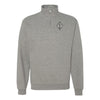 1st Division Subdued Quarter Zip Sweatshirt - Grey